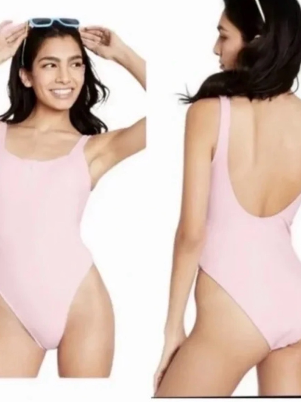 Stoney Clover LN ' Pink Ribbed One-Piece Swimsuit - Classic Tank Style